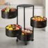 HomeWiz Fridge Storage Containers 2000ml x6 | Air Tight Storage Container Set | Fridge Organiser Storage Boxes |Food Grade BPA-Free Plastic Containers |Stackable, Transparent, for Fruits & Vegetables