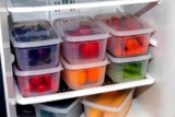 HomeWiz Fridge Storage Containers 1400ml x6 | Air Tight Storage Container Set | Fridge Organiser Storage Boxes |Food Grade BPA-Free Plastic Containers |Stackable, Transparent, for Fruits & Vegetables