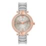 Daniel Klein Analog Silver Round Dial Silver Metal Strap Stone-Studded Water-Resistant Wrist Watch for Women Girls, Ladies DK11138-8