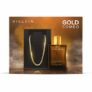 Villain Gold Combo, Oud Eau De Parfum 100Ml & 18K Micro Gold Plated Chain – Premium Luxury Long Lasting Perfume | Musky, Spicy & Smoky Fragrance Notes | Versatile Build Classy Solid Finish Chain
