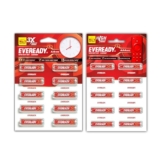 Eveready Carbon Zinc AA Battery Pack of 10 + AAA Battery Pack of 10, Anti-Leak, 3X EMD Power, 300 Test Certified, Suitable for Regular-Drain Devices & Toys