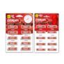 Eveready Carbon Zinc AA Battery Pack of 10 + AAA Battery Pack of 10, Anti-Leak, 3X EMD Power, 300 Test Certified, Suitable for Regular-Drain Devices & Toys