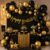 PartySutra Black and Golden Balloons Birthday Decoration Kit – 37Pcs for Men, Boys, Husband, Golden Balloons for Birthday, Happy Birthday Banner | Black Theme Decoration | Gold Theme Decoration