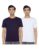 FYLTR Men’s Solid T-Shirt – Half Sleeve | Round Neck | 100% Cotton | Regular Fit T-Shirt (Pack of 2) White and Navy