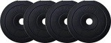 Fbx Pvc 10 Kg Weight Plates – 2.5Kg X 4 – Black