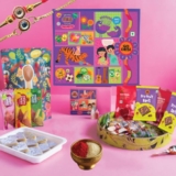 GO DESi 17-Item Premium Gift Box with Bhaiya Bhabhi rakhi | Assorted sweets| Gift Hamper | Sweets gift box Desi Popz | Fruti Twist | Meetha Paan | Dry Fruit Barfi | Kaju Katli | Snacks | Thali | Fridge Magnet | Bhaiya Bhabhi Rakhi Set | Raksha Bandhan Combo| Rakhi Set of Two | Raksha Bandhan Gift Hamper