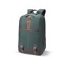 Gear Classic 4 19″/31L anti theft faux leather Medium Water Resistant Laptop Backpack/Casual Backpack/Daypack/Travel Backpack/College Bag For Men/Women(Green-Brown)