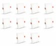 Crompton Star Lord 3IN1 | Recessed Downlighter | 5W | Square | 3IN1 Mood Lighting | Multi-colour | Pack of 10 | False Ceiling mounted | BIS Safe Wire