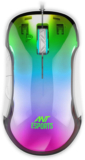 Ant Esports GM610 7D Crystal Full RGB, Instant 825 Chip, 7 Adjustable DPI Up to 12800 Wired Ambidextrous Optical  Gaming Mouse(USB 3.0, Black)