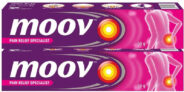 MOOV Fast Pain Relief,Body, Joints, Ortho like Medicine, Ointment, Balm for Men Women Cream(2 x 50 g)