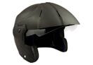 Sage Square Deltz Power (ISI Certified) Open Face Helmet , Black Matte , Extra Large, Cycling