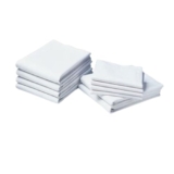 MedWear Bedsheet for Hospital Bed | Set of Two | White | Durable Terricotton Suiting |