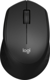 Logitech M331 Silent Plus, 1000 DPI Optical Tracking Wireless Ambidextrous Optical Mouse(2.4GHz Wireless, Black)