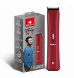 Havells Bt6111 Beard Trimmer, Skin Firendly Stainless Steel Blades 90 Mins Runtime Up To 13 Mm Length Settings 2 Years Guarantee (Red)-Battery Powered, Men
