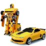 Pingaksawilla Toys Deform Robot Car Toy for Kids – 2-in-1 Transforming Robot Car with Bump & Go Action, 3D Flashing Lights & Music – Battery Operated Self-Moving Car for Boys & Girls Ages 3+