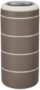 GANESH Smart Stack 4 Layer Protable Lunch Box Stainless Steel Airtight Leak-Proof Lunch Box for Office, School, Picnic – 400ml – Brown
