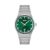 BOSS Candor Qtz Basic Calendar Green Round Dial Men’s Analog Watch|Stainless Steel Material|Silver Color Band – 1514079