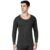 Dixcy Scott Originals Mens Light Round Neck Full Sleeves Solid Thermal Tops(Charcoal Melange)-XS