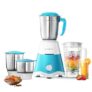 Longway Super Dlx 750 Watt Juicer Mixer Grinder with 4 Jars for Grinding, Mixing, Juicing with Powerful Motor | 1 Year Warranty | (White & Blue, 4 Jars)
