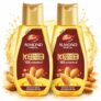 Dabur Almond Hair Oil – 500ml | Provides Damage Protection | Non Sticky Formula | For Soft & Shiny Hair | With Almonds, Keratin Protein, Soya Protein & 10X Vitamin E (Pack of 2)