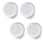 Crompton Star Striko 3 Watts LED Surface Cabinet Light (Warm White LDSTR,Plastic) – Pack of 4