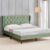 Home Centre | Helios Bravo Roxy Upholstered King Size Bed Without Storage | Engineered Wood | Green | 1 Year Warranty