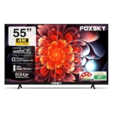 Foxsky 139.7 cm (55 inches) 4K Ultra HD Smart LED TV 55FS-VS (Black)