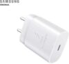 Samsung Original 25W, Type C Power Adaptor Compatible For All Samsung Devices (Super Fast Charge 3.0) (White)(White)